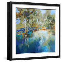 Cobram Creek-Craig Trewin Penny-Framed Art Print