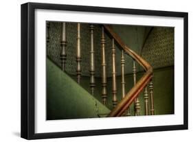 Cobwebs on Stairway-Nathan Wright-Framed Photographic Print