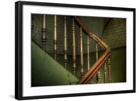 Cobwebs on Stairway-Nathan Wright-Framed Photographic Print