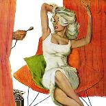 Love Isn't Logical - Saturday Evening Post "Leading Ladies", December 5, 1959 pg.23-Coby Whitmore-Giclee Print