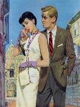 The Lady and the Landlord - Saturday Evening Post "Leading Ladies", June 1, 1957 pg.21-Coby Whitmore-Giclee Print