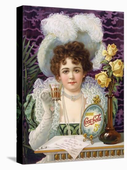 Coca-Cola Ad, 1890s-null-Stretched Canvas