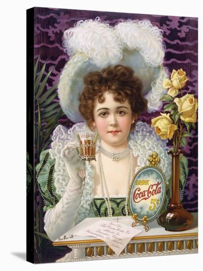 Coca-Cola Ad, 1890s-null-Stretched Canvas