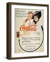 Coca-Cola Ad, 1914-null-Framed Giclee Print