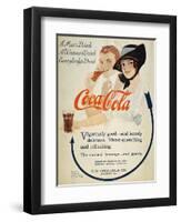 Coca-Cola Ad, 1914-null-Framed Giclee Print