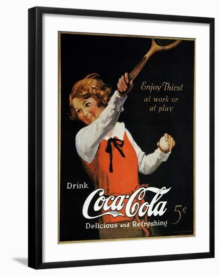 Coca-Cola Ad, 1923-null-Framed Premium Giclee Print