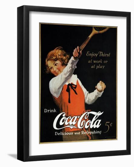 Coca-Cola Ad, 1923-null-Framed Giclee Print