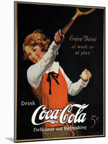 Coca-Cola Ad, 1923-null-Mounted Giclee Print