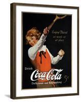 Coca-Cola Ad, 1923-null-Framed Giclee Print