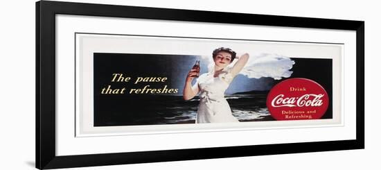 Coca-Cola Advertisement-null-Framed Giclee Print