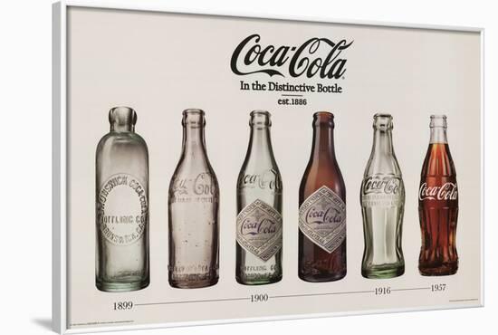 Coca Cola - Evolution-null-Framed Poster