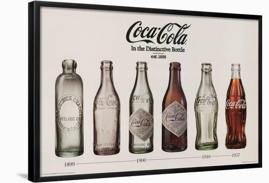 Coca Cola - Evolution-null-Framed Poster