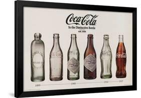 Coca Cola - Evolution-null-Framed Poster