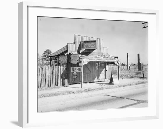 Coca-Cola shack in Alabama, 1935-Walker Evans-Framed Photographic Print