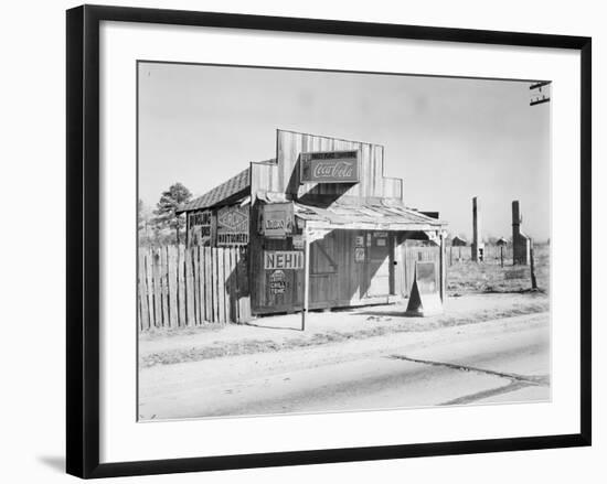 Coca-Cola shack in Alabama, 1935-Walker Evans-Framed Photographic Print