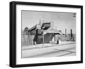 Coca-Cola Shack in Alabama, December, 1935-null-Framed Photo