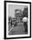 Coca Cola Sign and Thermometer Registering 100 Degrees during Columbus Circle Heat Wave in NY-Marie Hansen-Framed Photographic Print