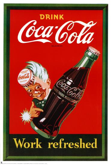 Coca-Cola-null-Lamina Framed Poster