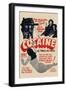 Cocaine: the Thrill the Kills-null-Framed Art Print