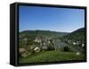 Cochem and the Mosel River, Rhineland-Pfalz, Germany, Europe-Oliviero Olivieri-Framed Stretched Canvas