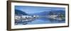 Cochem at dusk, Rhineland-Palatinate, Germany-Ian Trower-Framed Photographic Print