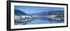 Cochem at dusk, Rhineland-Palatinate, Germany-Ian Trower-Framed Photographic Print