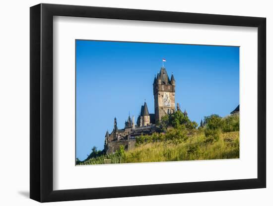 Cochem Castle, Cochem, Moselle Valley, Rhineland-Palatinate, Germany, Europe-Michael Runkel-Framed Photographic Print