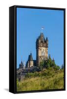 Cochem Castle, Moselle Valley, Rhineland-Palatinate, Germany, Europe-Michael Runkel-Framed Stretched Canvas