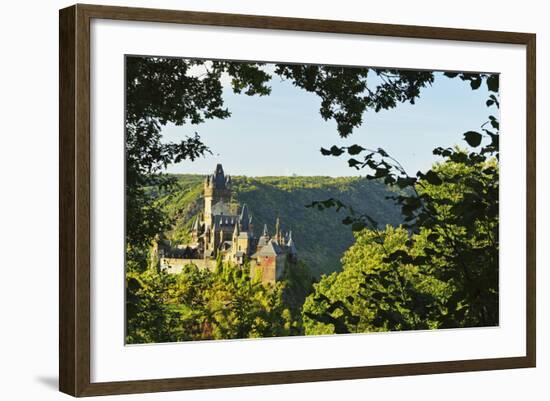 Cochem Imperial Castle (Reichsburg), Rhineland-Palatinate, Germany, Europe-Jochen Schlenker-Framed Photographic Print