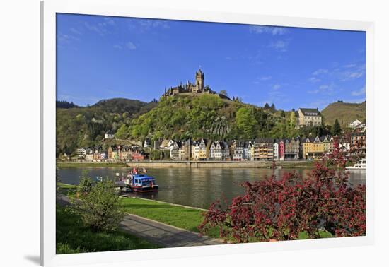 Cochem Imperial Castle, the Reichsburg, on Moselle River, Rhineland-Palatinate, Germany, Europe-Hans-Peter Merten-Framed Photographic Print