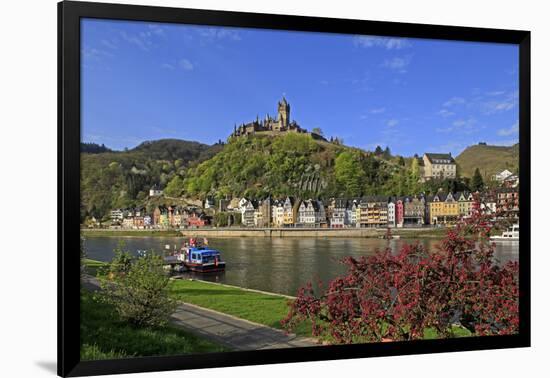 Cochem Imperial Castle, the Reichsburg, on Moselle River, Rhineland-Palatinate, Germany, Europe-Hans-Peter Merten-Framed Photographic Print