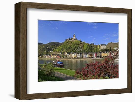 Cochem Imperial Castle, the Reichsburg, on Moselle River, Rhineland-Palatinate, Germany, Europe-Hans-Peter Merten-Framed Photographic Print