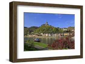 Cochem Imperial Castle, the Reichsburg, on Moselle River, Rhineland-Palatinate, Germany, Europe-Hans-Peter Merten-Framed Photographic Print