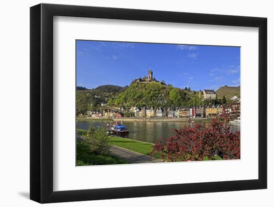 Cochem Imperial Castle, the Reichsburg, on Moselle River, Rhineland-Palatinate, Germany, Europe-Hans-Peter Merten-Framed Photographic Print