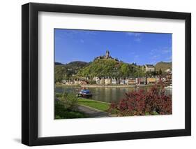 Cochem Imperial Castle, the Reichsburg, on Moselle River, Rhineland-Palatinate, Germany, Europe-Hans-Peter Merten-Framed Photographic Print