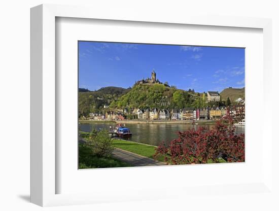 Cochem Imperial Castle, the Reichsburg, on Moselle River, Rhineland-Palatinate, Germany, Europe-Hans-Peter Merten-Framed Photographic Print