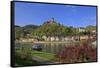 Cochem Imperial Castle, the Reichsburg, on Moselle River, Rhineland-Palatinate, Germany, Europe-Hans-Peter Merten-Framed Stretched Canvas