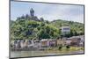 Cochem with Castle along River Moselle in Germany-kruwt-Mounted Photographic Print