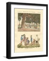 Cochin Chinese Uses and Dresses-null-Framed Giclee Print