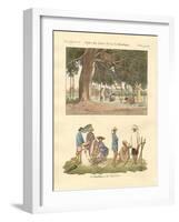 Cochin Chinese Uses and Dresses-null-Framed Giclee Print