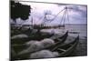 Cochin Fishing Nets-Charles Bowman-Mounted Photographic Print