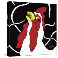 Cock A Doodle Do Rooster-Cindy Wider-Stretched Canvas