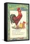 Cock-a-doodle-doo Says Rooster-null-Framed Stretched Canvas