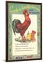 Cock-a-doodle-doo Says Rooster-null-Framed Art Print