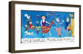 Cock-a-Doodle Doo-Barbara Olsen-Framed Giclee Print