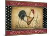 Cock-a-doodle-doo-Kimberly Poloson-Mounted Art Print