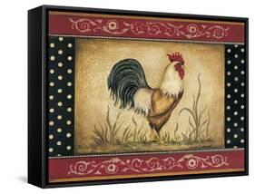 Cock-a-doodle-doo-Kimberly Poloson-Framed Stretched Canvas