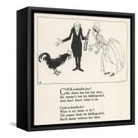 Cock-A-Doodle-Doo!-Arthur Rackham-Framed Stretched Canvas