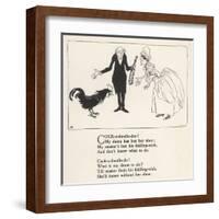 Cock-A-Doodle-Doo!-Arthur Rackham-Framed Art Print