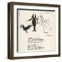 Cock-A-Doodle-Doo!-Arthur Rackham-Framed Art Print